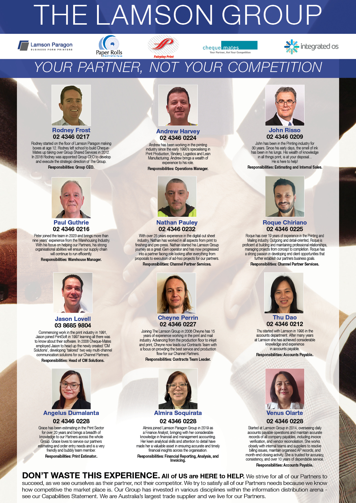 The Lamson team
